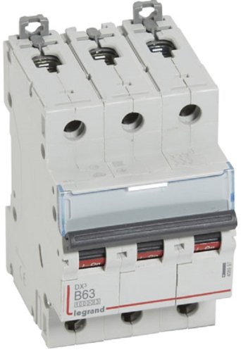 Выключатель автоматический Legrand DX3-E 10000 3п 63А B 16кА картинка